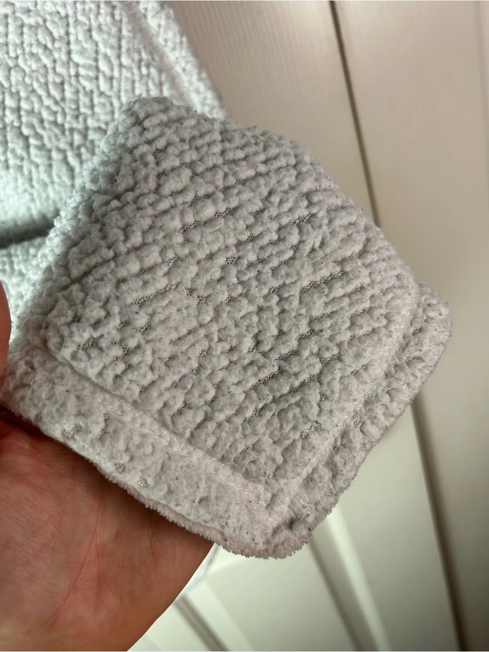 Baby Kiss Pink Gray Elephant Baby Blanket White Sherpa Security Lovey Hearts